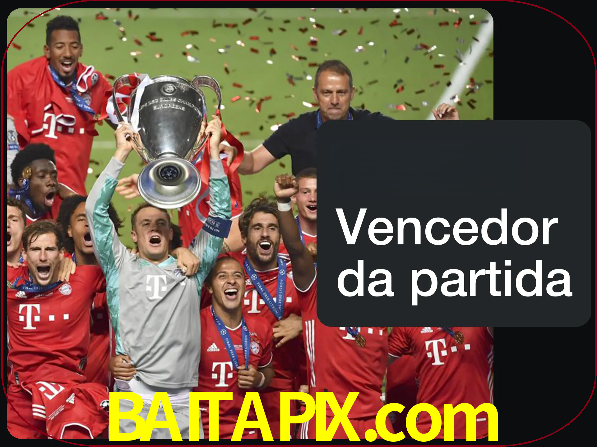 Aposte no vencedor e ganhe uma grande quantia de dinheiro.
