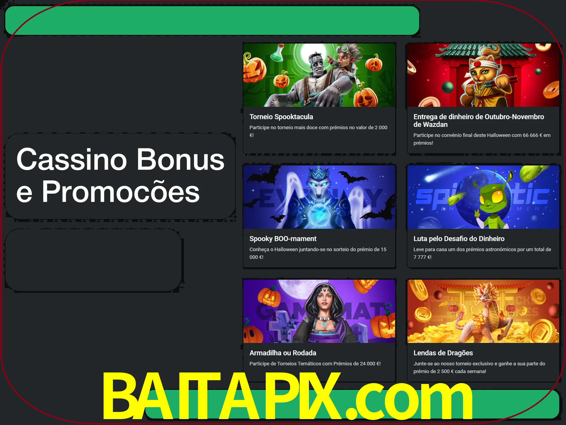 Verifique se há novos bônus de cassino para reivindicar.